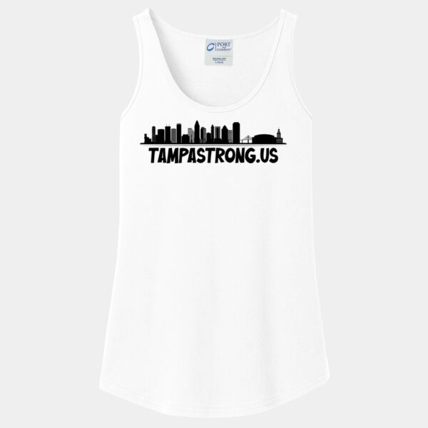 Iconic Skyline #1 - Women's Core Cotton Tank Top Thumbnail