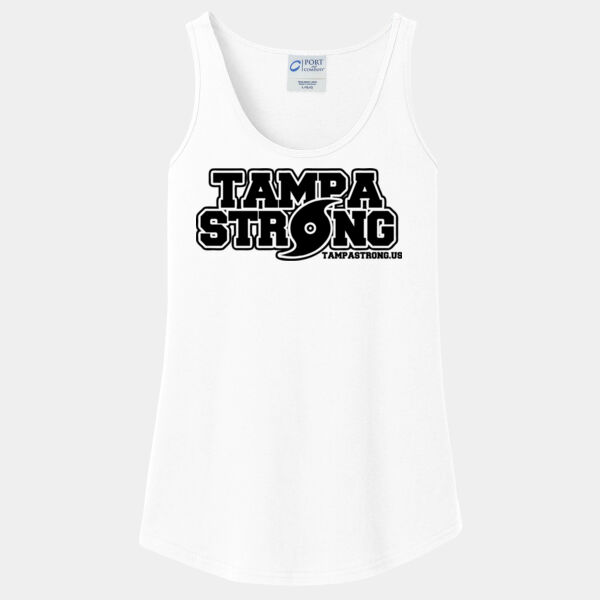 One-Color Tampa Tribute - Women's Core Cotton Tank Top Thumbnail